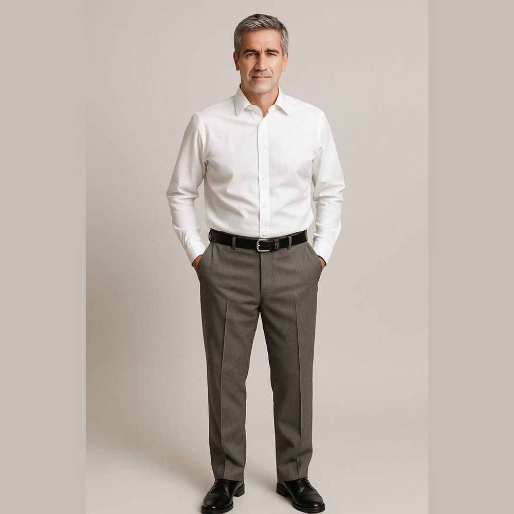 Farah Gray Dress Pants - Men's 38x32
